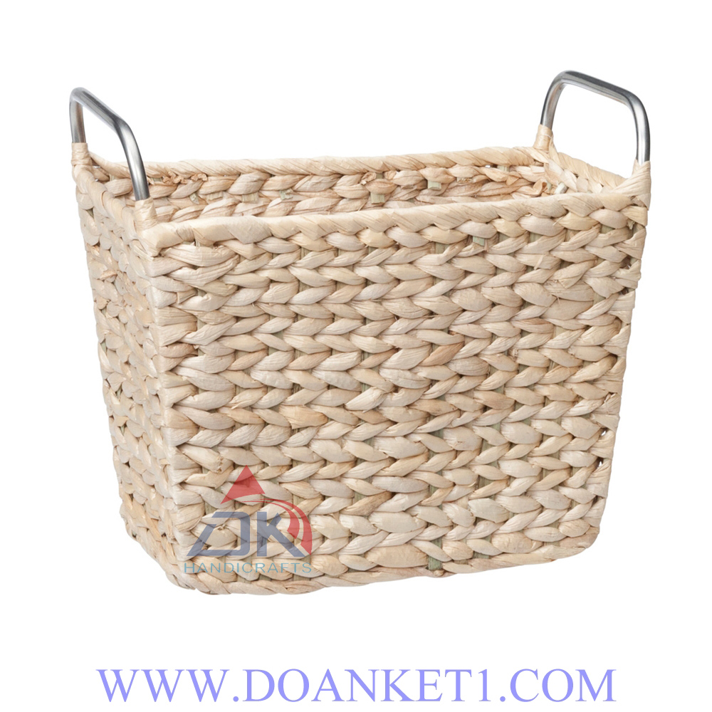 Water Hyacinth Storage Basket # DK371