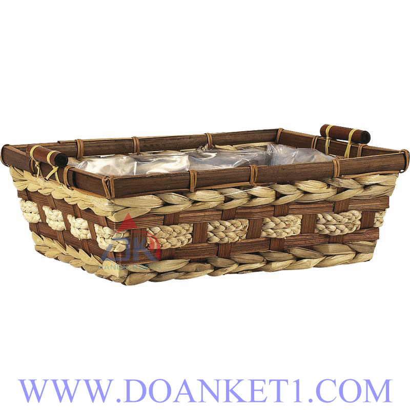 Water Hyacinth Storage Basket # DK383